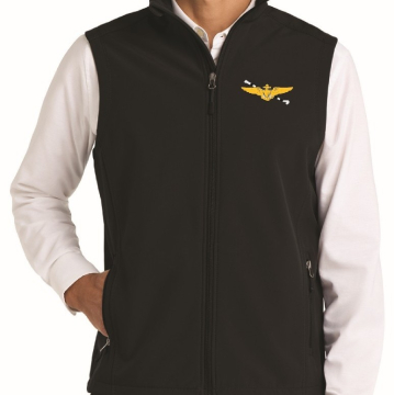 Vest Black Pilot Port Authority Softshell